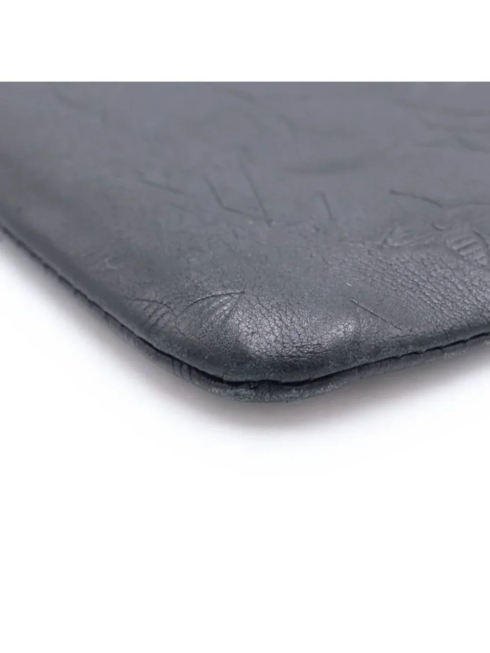 Louis Vuitton Monogram Shadow Discovery Clutch Black